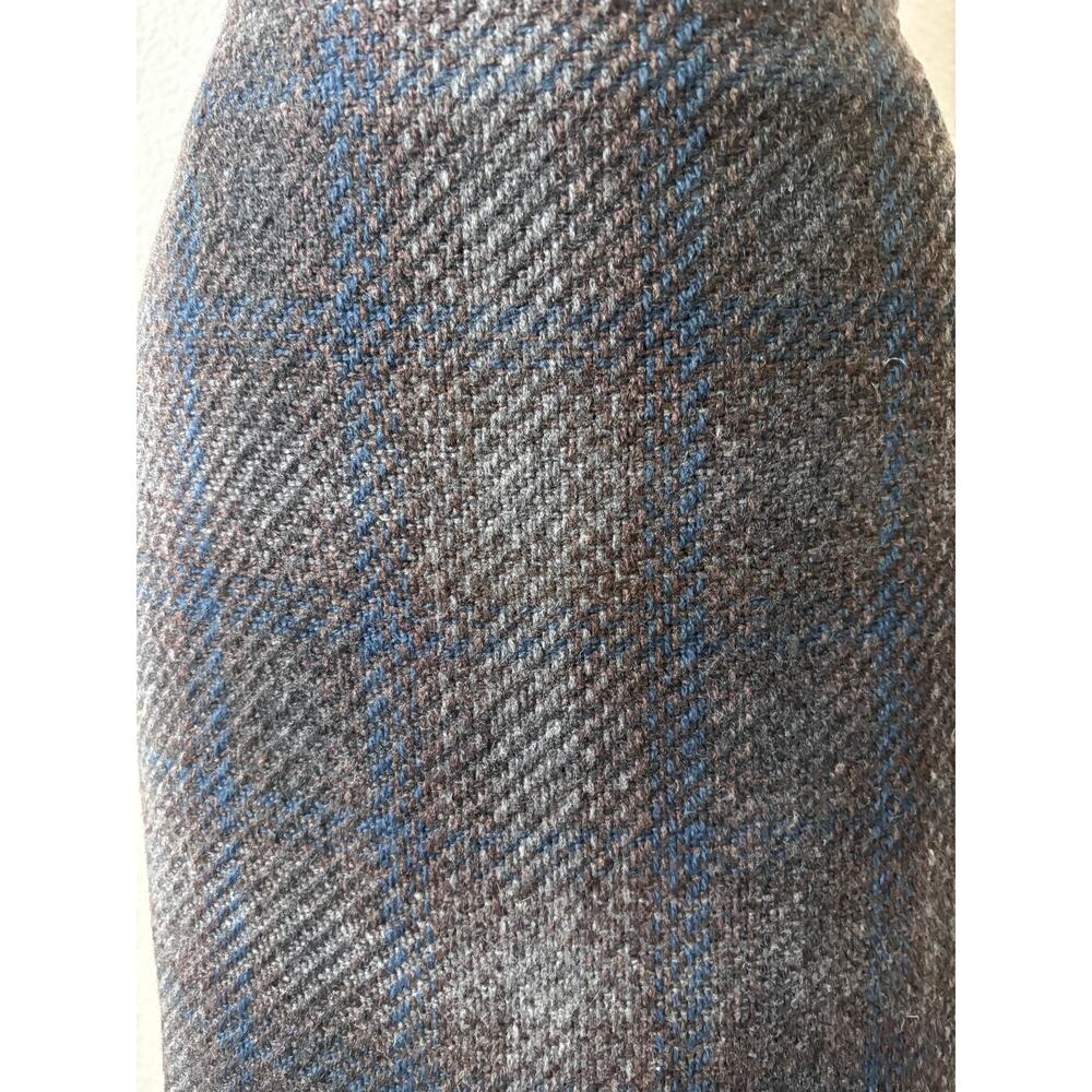Dalia Collection - Wool Blend Plaid Skirt Pre-Owned Size 14 - Picture 2 of 8